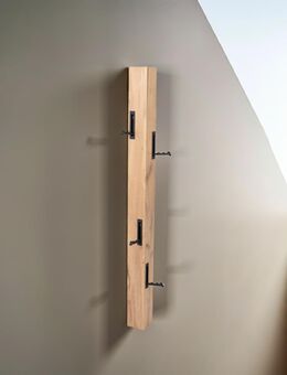 Garderobe 2x Wandgarderobe Metallhaken Wildeiche NEU - Rietberg