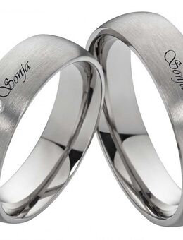 Partnerringe Titan PT085 mit Stein - Aholming