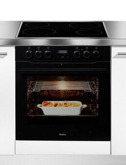 Amica Induktions Herd-Set EHIX 933 133 S, mit 1-fach-Teleskopauszug, Simple Steam Reinigungsfunktion