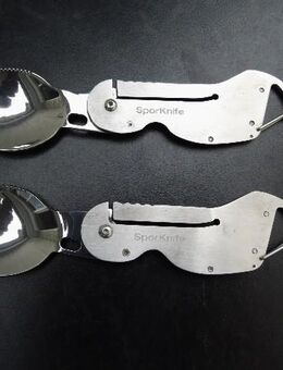 2 x SporKnife True Utility Outdoor-Besteck zus. 6,- Camping - Flensburg