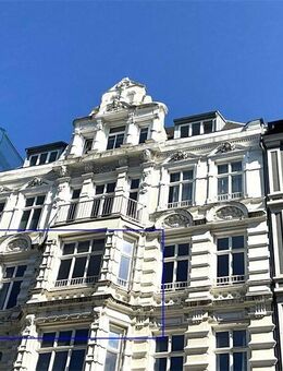 Mittendrin und ruhig - 5 Zimmer WHG, ca. 134,00 m², WG geeignet, im 3. OG am Steindamm, St. Georg - Hamburg