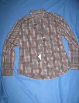 NEU mit ETIKETT * Sportiv * elegant * Freizeit * Business * Karo- Hemd "ESPRIT" Gr. 39- 40/ M * grau * rot * weiß * - Riedlingen