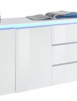 INOSIGN Sideboard Magic, Kommode, Schrank, Kredenz, mit 3 Türen und 3 Schubkästen Hochglanz lackiert (B/T/H) 200x40x80 cm