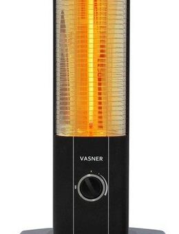 Vasner Heizstrahler Standgerät schwarz, StandLine Mini 15, 1500 W, mit Tragegriff