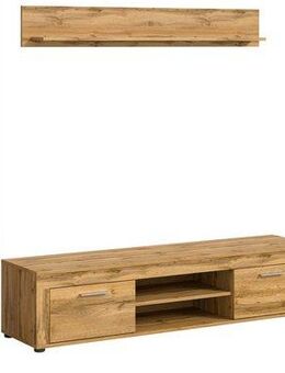 INOSIGN Wohnwand Aosta, Breite 310cm, best. aus: 2x Vitrine, Lowboard, Wandboard, Wohnwand, Kombination, Anbauwand, Möbel Set, Schrankwand, Möbel Kombi