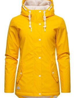 Ragwear Regenjacke Marge warm gefütterter Damen Winter Regenmantel