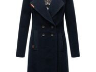 Navahoo Wintermantel Wooly edler Damen Trenchcoat in Wollmantel-Optik