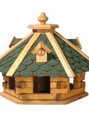Dobar 6-eckiges Vogelhaus Bitumendach Kiefer #D281 in 75217