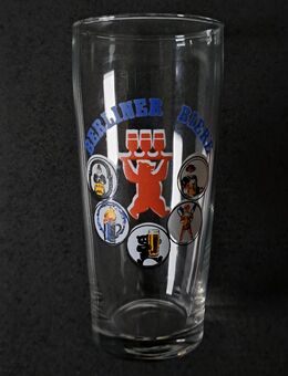 5 Brauereien auf einem Getränkeglas Getränkekombinat Berlin DDR Souvenir Schultheiss Bärenquell Engelhardt Berliner Kindl Berliner Bürgerbräu DDR Rarität - Nürnberg