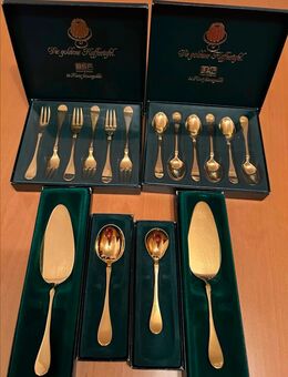 goldene Kaffeetafel von BSF 24 Karat feinvergoldet - Dortmund