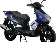 Alpha Motors Motorroller Mustang FI, 50 ccm, 45 km/h, Euro 5, mit USB-Anschluss und Lenkerschloss, sportliches Design