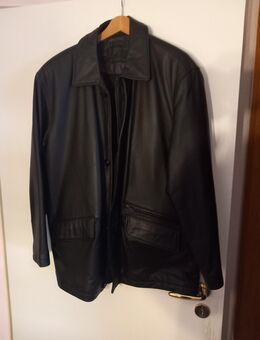 Herren-"NAPPA-LEDERJACKE"GR: XL/50-Schwarz- - Laatzen