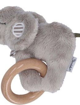 Sterntaler® Greifspielzeug Elefant Eddy, mit Holzring und Rassel