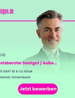 Gebietsberater (m/w/d) Saatgut / Außendienst in Nord-Niedersachsen: Region Osterholz & Rotenburg (Wümme) - Rotenburg (Wümme)