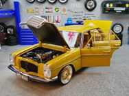 Mercedes W115 200 /8 Norev Modellauto 1:18 Tuning Umbau BBS RS Felgen - Walsrode