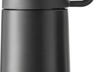 WMF Thermobecher Impulse Travel Mug, Cromargan® Edelstahl Rostfrei 18/10, doppelwandiger Edelstahl, geringe Höhe, 360°-Trinköffnung