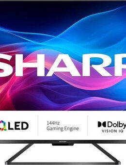 Sharp 4T-C55GRx QLED-Fernseher (139 cm/55 Zoll, 4K Ultra HD, Google TV, Smart-TV)