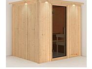 Karibu Sauna Solida, BxTxH: 210 x 184 x 202 cm, 68 mm, (Set) ohne Ofen