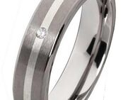 Damenring Titanring DT065 mit Silber und gratis Gravur - Aholming