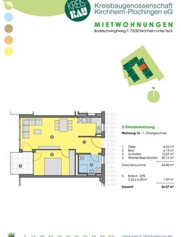 *Moderne 2 Zimmer Wohnung sucht neuen Mieter* - Kirchheim (Teck)