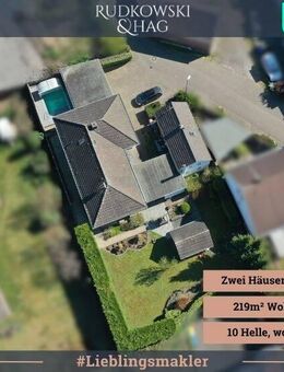 Zwei Häuser, ein Grundstück || ca. 219m² wohnliche Fläche || 10 wohnlich gestaltete Räume - Pulheim