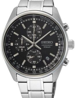 Seiko Chronograph SSB379P1, Armbanduhr, Quarzuhr, Herrenuhr, Datum, Stoppfunktion