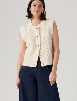 Levi's® Strickweste INES CABLE SWEATE Materialmix mit Wollanteil
