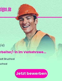 Mitarbeiter/-in (m/w/d) im Verkehrswesen - Bruchsal