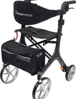 bescomedical Rollator Carbon Large, höhenverstellbare Griffe
