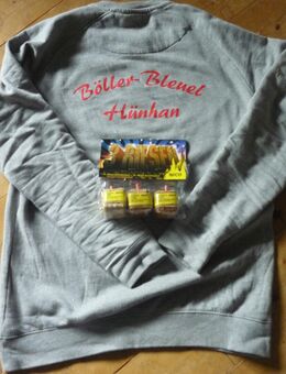 Sweatshirt mit Werbung --neu-- (Einzelstück) - Burghaun