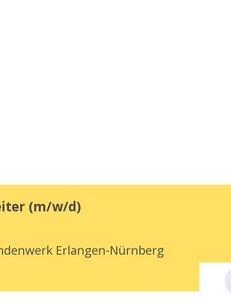 Sachbearbeiter (m/w/d) - Erlangen