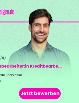 Sachbearbeiter:in Kreditbearbeitung Neugeschäft (m/w/d) - Kiel