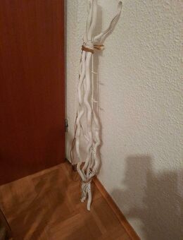 Deko Holz mit Schnur zum aufhängen und Haken - Essen