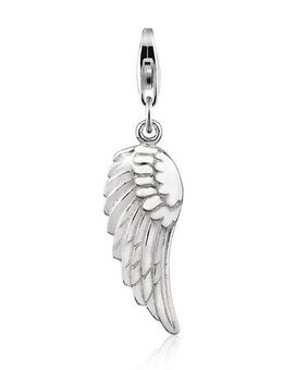 Nenalina Charm-Einhänger Anhänger Flügel Engel Glücksbringer 925 Silber