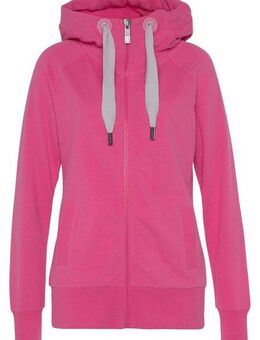 Elbsand Kapuzensweatjacke Kria mit Logodruck hinten, lässige Freizeitjacke mit Taschen