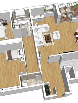 Exklusive Eigentumswohnung mit zwei Balkons, Fahrstuhl und Tiefgaragenstellplatz in Bad Nenndorf - Bad Nenndorf