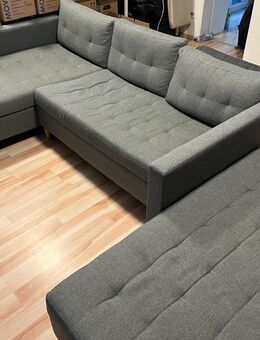 Verkaufe Bettsofa 2,2m x 1,5m in grau - Hamm