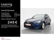 Audi A3, Sportback 30 TFSI advanced PLUS 17ZOLL, Jahr 2023 - Hanau (Brüder-Grimm-Stadt)