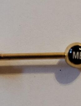 Brustwarzen Piercing " Fu.K - Me." Sexy 2er Set Farbe Gold - Uchte