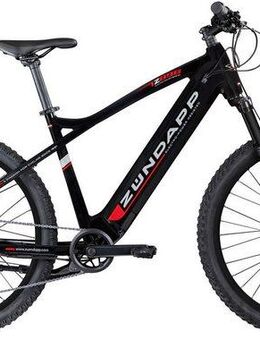 Zündapp E-Bike Mountainbike Z898, 10 Gang, Kettenschaltung, Heckmotor, 540 Wh, Pedelec, Elektrofahrrad für Damen u. Herren, MTB