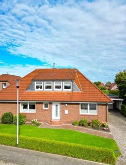 Moderner Walmdachbungalow in ruhiger Lage von Wittmund mit zusätzlichem Baugrund! - Wittmund