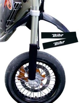 Neopren Gabelschutz Schoner Bihr schwarz für Enduro Moto-Cross 50x400 mm - Eschershausen