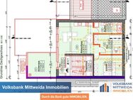Hochwertig sanierte 3-Raum-Wohnung im 3.OG mit Dachterrasse *Erstbezug* - Hainichen (Sachsen)