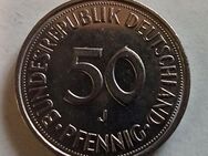 50Pf Pfennig Deutsche Mark Münze 1990 Prägung J - Hamdorf