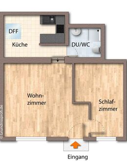 Charmante ruhige 2.5 Zimmerwohnung im EG in Wuppertal - Wuppertal
