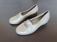 Semler Damen-Slipper/Schuhe Gr. 37 1/2 (4 1/2) Grau/Beige **Anschauen** - Köln