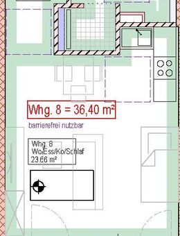 Neubauvorhaben 1 Zimmerwohnung mit Balkon inkl. Tiefgaragenstellplatz in Vöhringen provisionsfrei zu verkaufen - Vöhringen (Bayern)