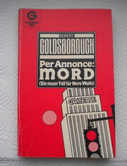 Per Annonce Mord,Robert Goldsborough,Goldmann,1988 - Linnich