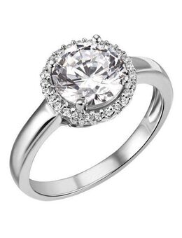 Firetti Fingerring Schmuck Geschenk Silber 925 Silberring, mit Zirkonia (synth)