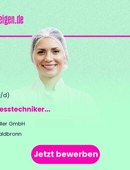 Prozesstechniker (m/w/d) - Waldbronn